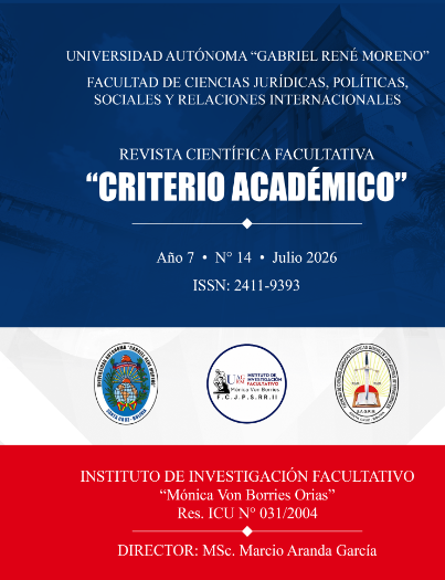 					Ver Vol. 1 Núm. 14 (2026): Revista Criterio Académico
				