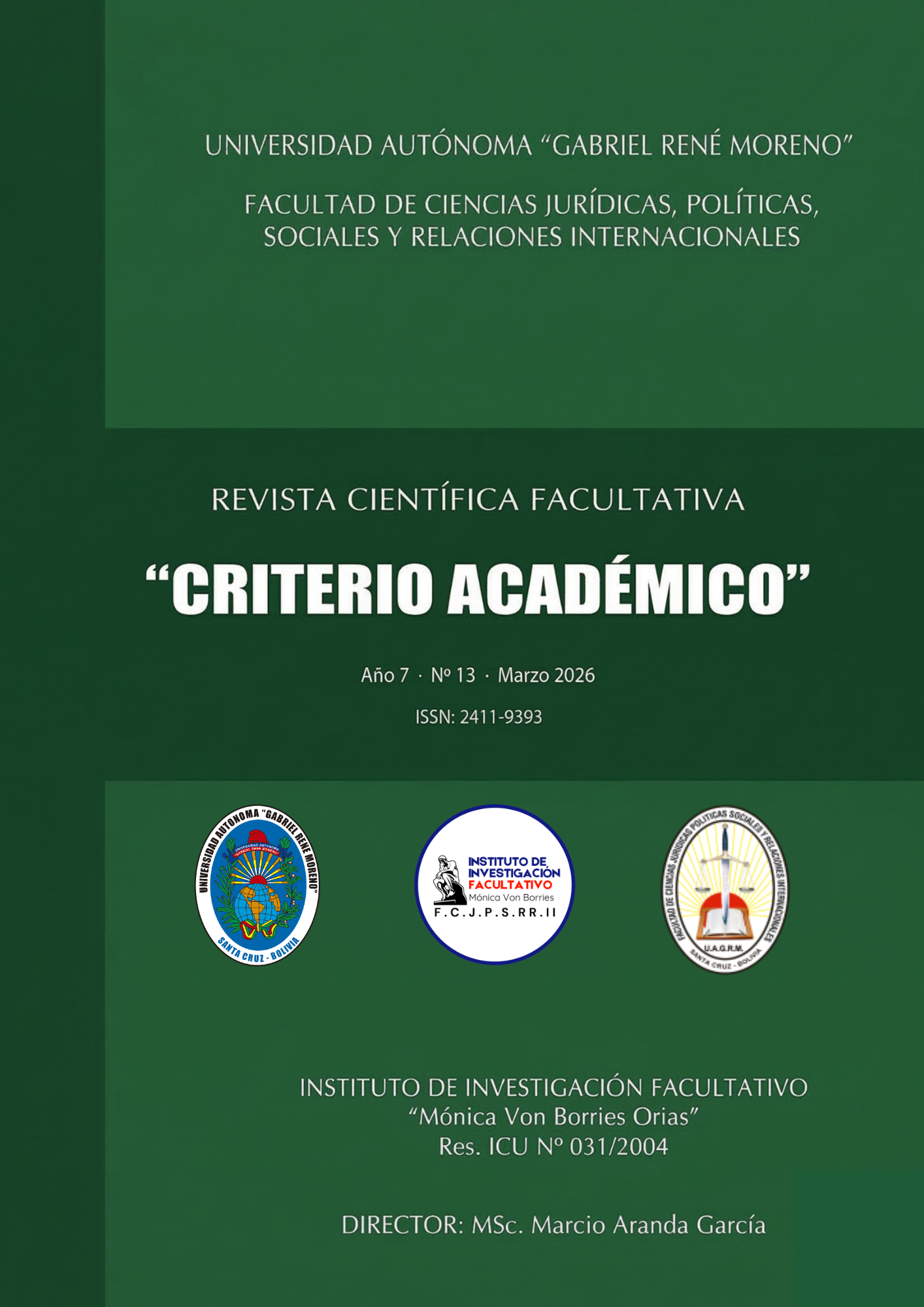					Ver Vol. 1 Núm. 13 (2026): Revista Criterio Académico
				